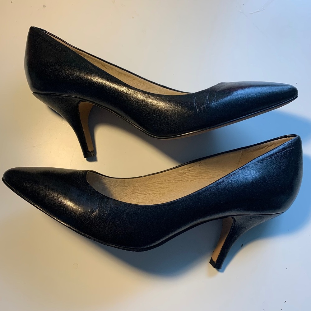 Classic Black Aldo Leather Pumps – Timeless & Elegant